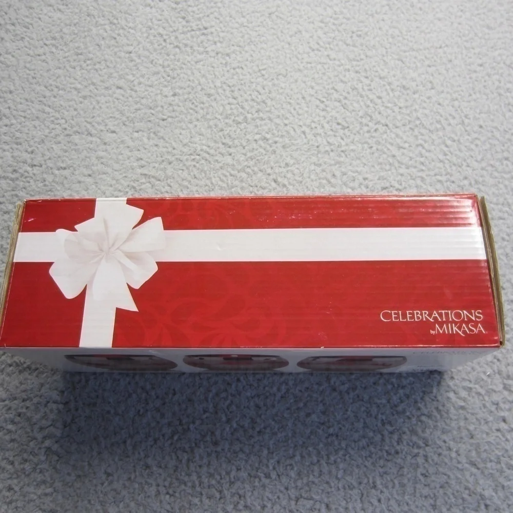 Mikasa Celebrations Candle Holders Set of Three Votives‎ , NWT